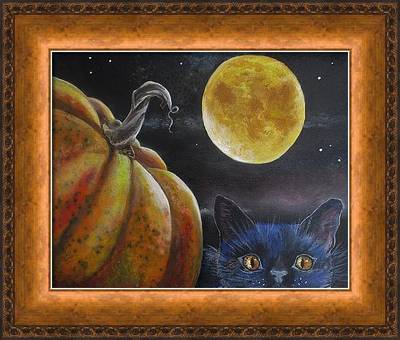 Pumpkin Spice Moon Cat Gets 1ST PLACE WIN